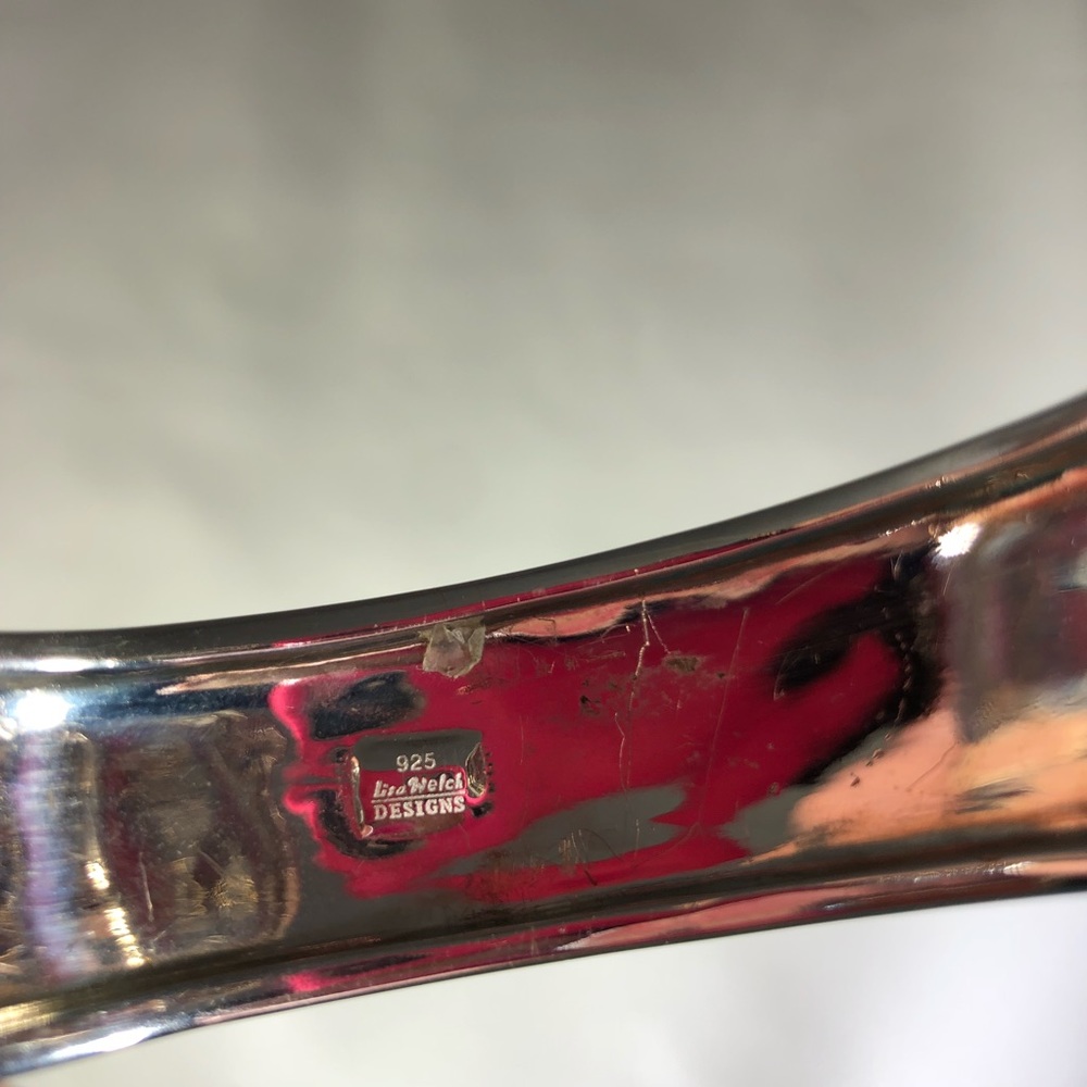 SOLD❌Sterling silver paw print bracelet - Picture 4 of 6